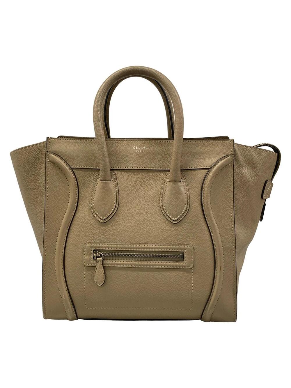 Celine Luggage Mini Shopper Beige #346097C88B